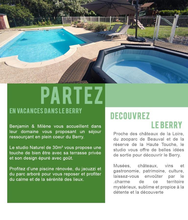 Naturel : Studio Calme Et Agreable Les Bordes 外观 照片